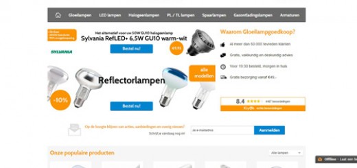 Gloeilampgoedkoop.nl – webshop voor goedkope gloeilampen