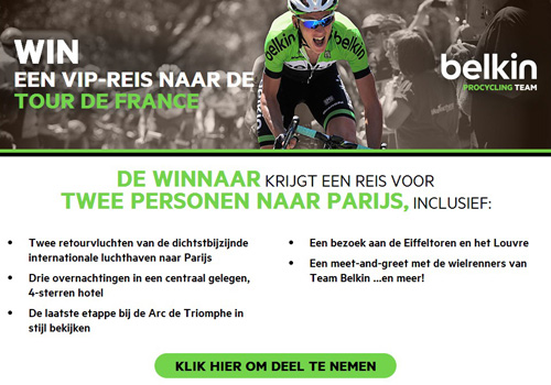 Win een VIP reis naar de Tour de France in Parijs