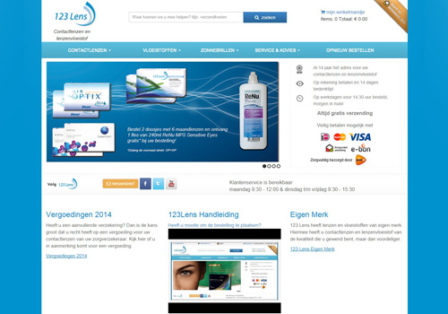 123Lens.nl - online contactlenzen en lenzenvloeistof bestellen