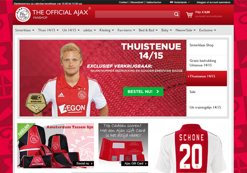 Ajaxshop.nl - de officiële Ajax fanshop