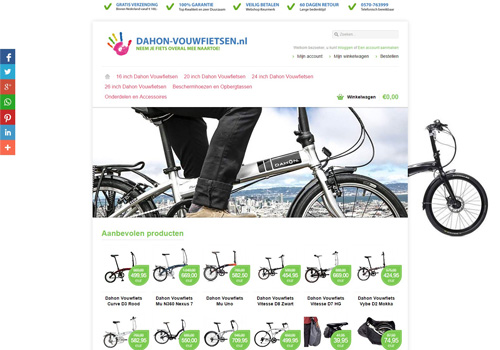 Dahon-vouwfietsen.nl - topkwaliteit vouwfietse