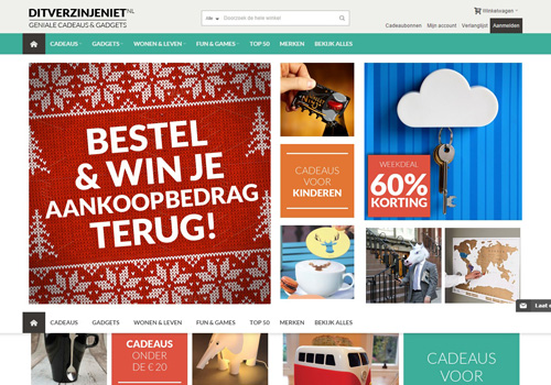 Ditverzinjeniet.nl - geniale cadeaus en gadgets