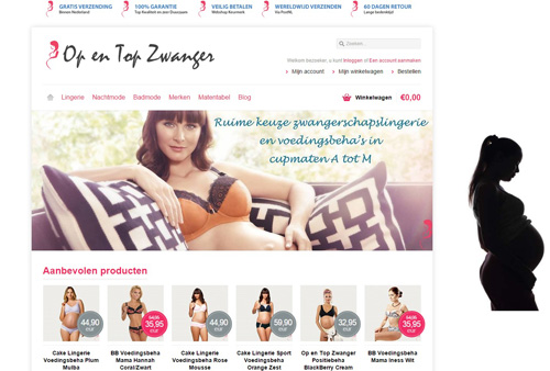 Opentopzwanger.nl - mooie en sexy zwangerschapslingerie