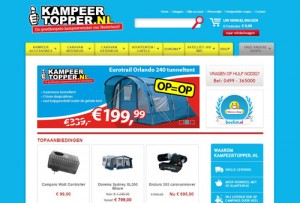 Kampeertopper.nl - de goedkoopste kampeerwinkel van Nederland