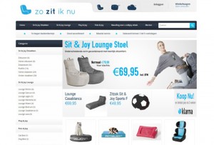 Zozitiknu.nl - de webshop voor zitzakken en lounge meubelen