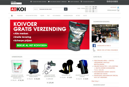 A2koi.nl - #1 online koi en vijver winkel