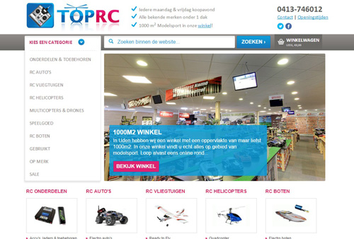 TopRC.nl - RC auto's, vliegtuigen, boten, drones en meer