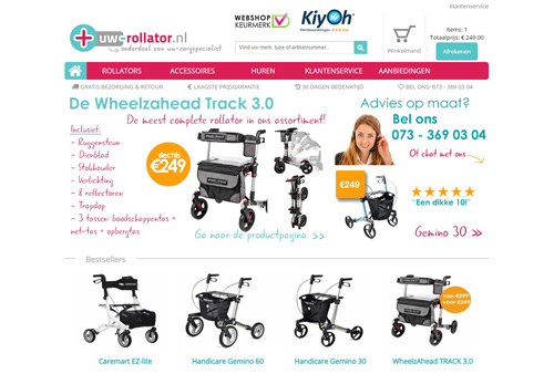 Uw-rollator.nl - dé online rollator winkel van Nederland