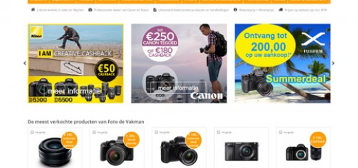 Fotodevakman.nl - de Canon en Nikon Pro Dealer met internetprijzen