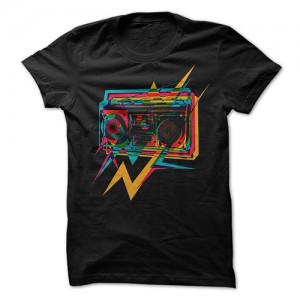 Old-School-Boombox-t-shirt